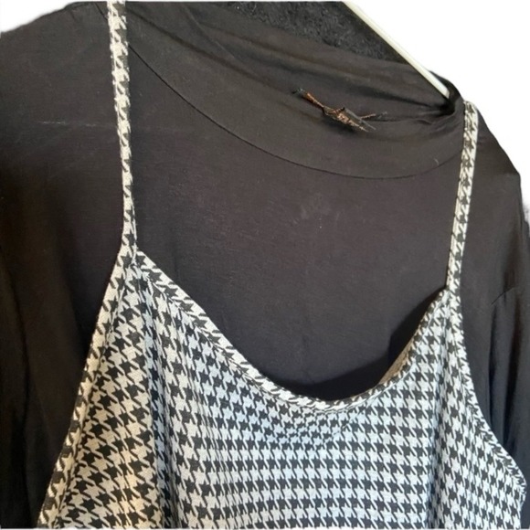 Coco and Shay Houndstooth Dress Set - Long Sleeve Top - Plus Size 2XL - Picture 5 of 13